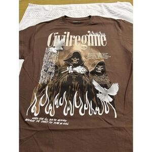 Civil Regime Looming Darkness Tee BrownLarge